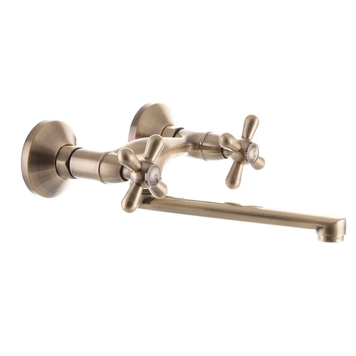 купить Змішувач для кухні настінний HAIBA DOMINOX 361 BRONZE (Колір бронза) (HB0092) фото
