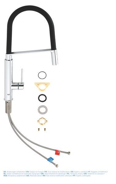 купити Змішувач для кухні з гнучким виливом Grohe Concetto new (31491000) фото