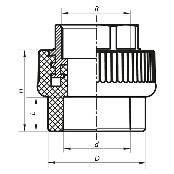 купить Муфта ВР 50x1.1/2F PPR Koer K0092.PRO (KP0110) фото