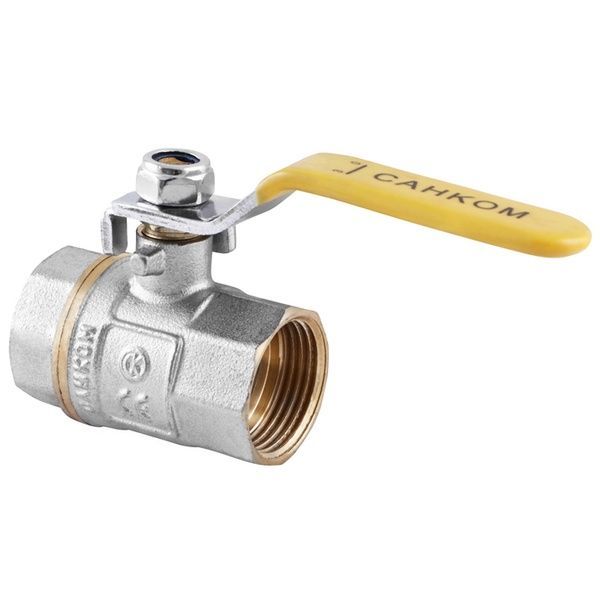 купить Кран шаровой СК 3/4" ГГВ YELLOW art. 602 (WP0087) фото