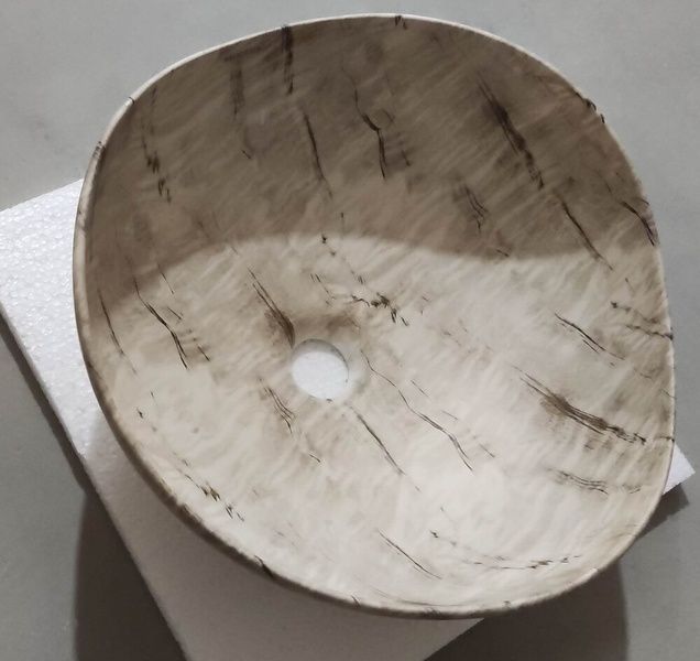 купить Раковина накладна MIXXUS PREMIUM WAVE-0103 MARBLE 380х380х170mm (MP6532) фото