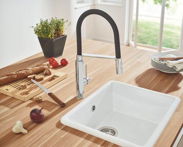 купити Змішувач для кухні з гнучким виливом Grohe Concetto new (31491000) фото
