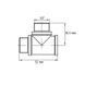 Тройник ВНН Koer KF.T06FMM.WN - 1/2'' (без никеля) (KR3031) KR3031 фото 2
