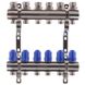 Коллекторный блок с термостатическими клапанами Koer KR.1100-06 1”x6 ways (KR2632) KR2632 фото 1