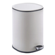 Відро для сміття з плавним закриттям овальне ZERIX PRIME-TC0105 WHITE 5 л (колір білий) (ZX5901) ZX5901 фото 4