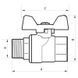 Кран шаровый 3/4" ГШБ (NF.721) Nolf (NF2949) NF2949 фото 2