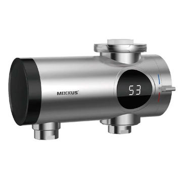 купити Водонагрівач проточний MIXXUS Electra 770-E CHROME 3,3 kW з кріпленням на вилив (MI6511) фото