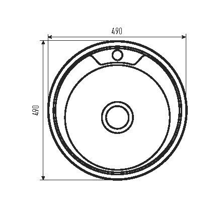 купити Мийка кухонна Zerix Z490-06-160E (Satin) (ZS0554) фото