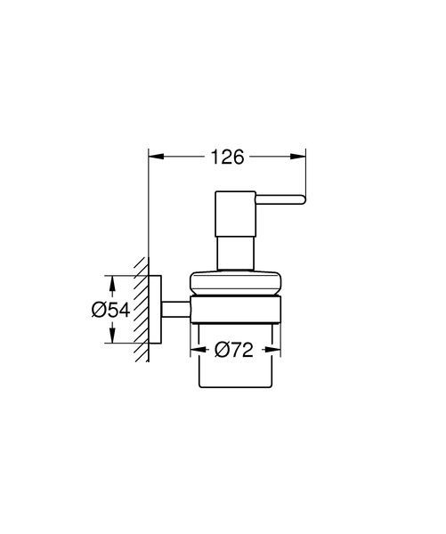 купити Дозатор рідкого мила Grohe Essentials New (40448001) фото