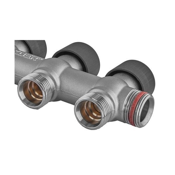 купить Коллектор вентильный без фитинга 3/4"x3/4"x3/4"x4 WAYS (KOER KR.1128-4) (KR5873) фото