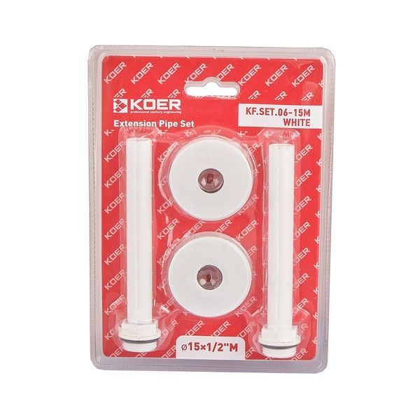 купити Комплект подовжувачів d15x1/2M білий KOER KF.SET.06-15M WHITE (KR5848) фото