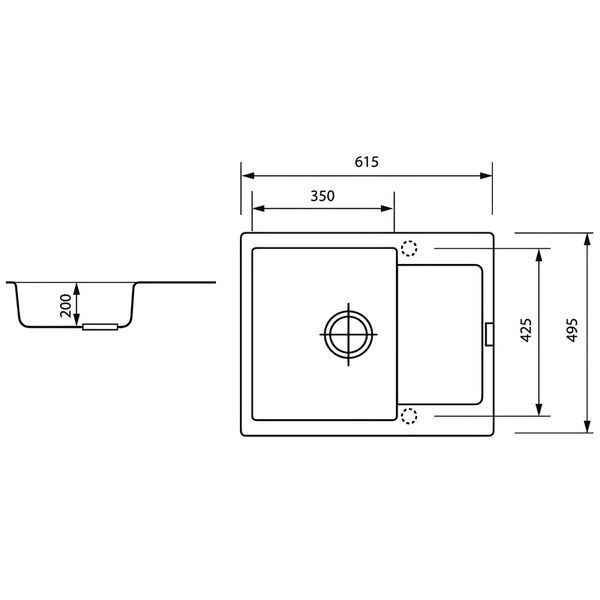 купить Мойка Zerix ZS-6250S-13 Graphite (ZX4593) фото