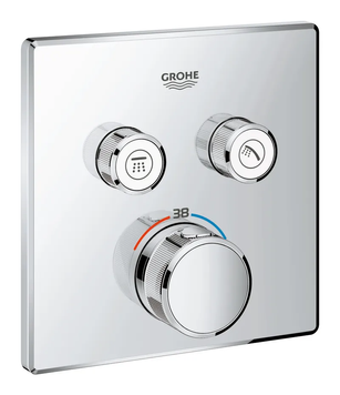 купити Термостат прихованого монтажу на 2 споживача Grohe Grohtherm SmartControl (29124000) фото