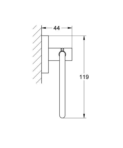 купить Держатель для туалетной бумаги Grohe Essentials New (40689001) фото