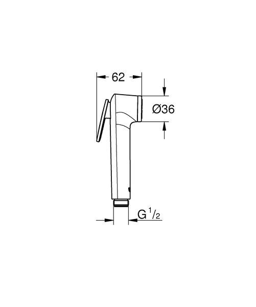 купити  Набір для гігієн.душу Grohe BauLoop New (UA11104202) фото