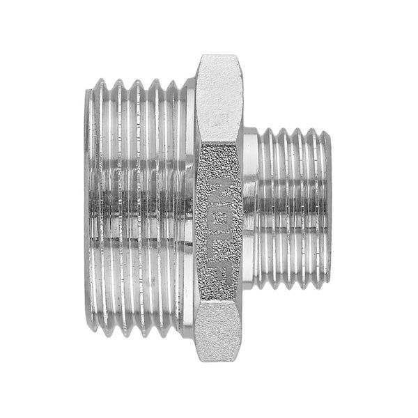 купить Ниппель редукционный никелированный NOLF NFC.N0608-N-3/4"x1/2" (NF3083) фото
