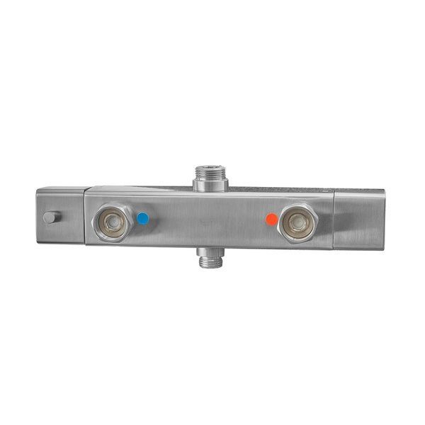 купити Душова колона з термостатичним змішувачем Koer KI-53017-02 2 функції з нерж.сталі SUS304 (Колір нерж) (KR5547) фото