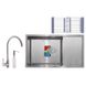 Набір MIXXUS SET-7844-200x1.0-SATIN (мийка + змішувач + диспенсер + сушка для посуду) (MX0582) MX0582 фото 1
