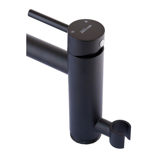 купить Смеситель для ванны MIXXUS FLO-009-B BLACK напольный из нерж. стали SUS304 (Цвет черный) (MI6018) фото