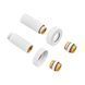 Комплект подовжувачів 1/2Fx1/2M білий KOER KF.SET.06MF WHITE (KR5850) KR5850 фото 2