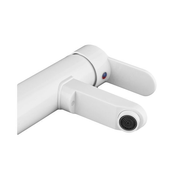 купити Змішувач для умивальника Plamix Raul-001-A HIGH White (без підведення) (PM0655) фото