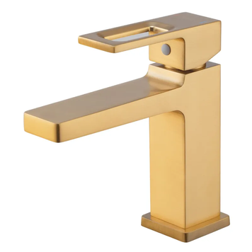 купить Змішувач для умивальника Haiba KANT 001 BRUSHED GOLD (HB9605) фото