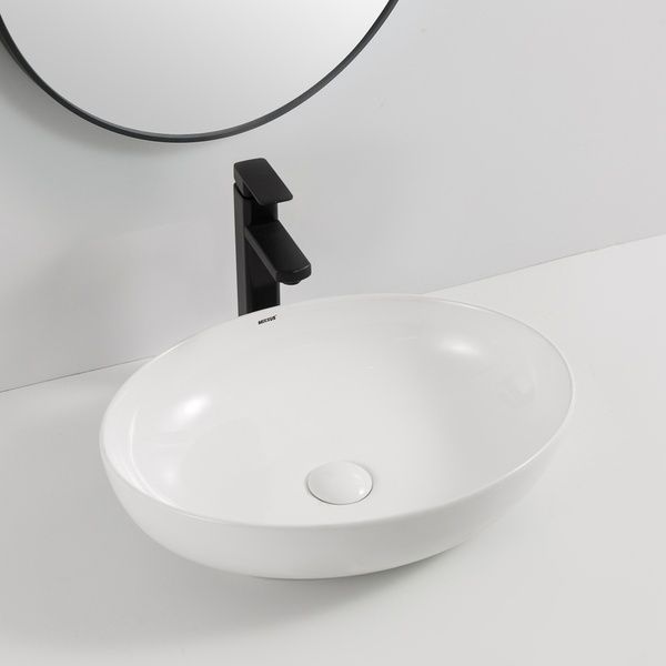 купить Раковина накладна MIXXUS PREMIUM ELLIPSE-0102 515х400х130mm (MP6551) фото