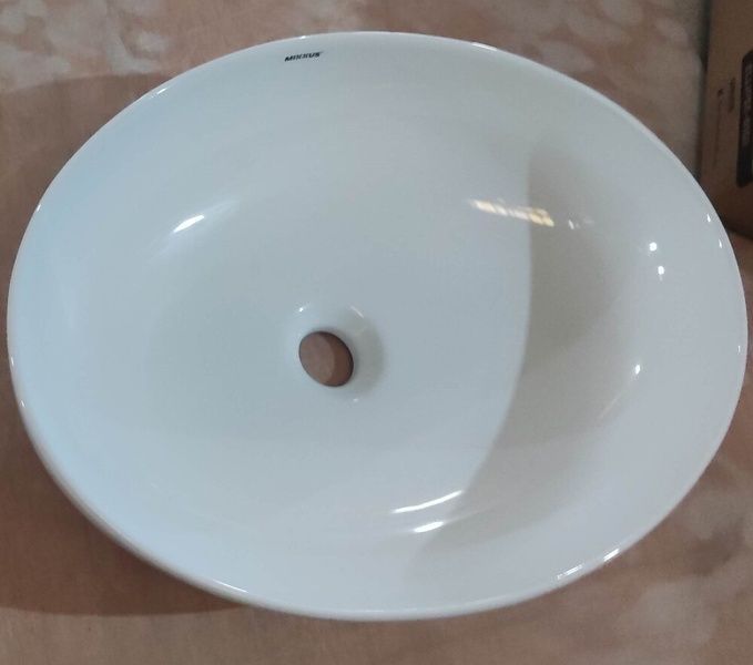 купить Раковина накладна MIXXUS PREMIUM ELLIPSE-0102 515х400х130mm (MP6551) фото