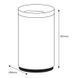 Мусорное ведро сенсорное круглое KOER TC-020512-08 12 л (цвет белый) (KR5936) KR5936 фото 3