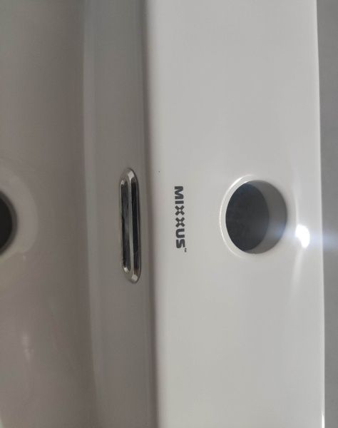 купити Раковина підвісна Mixxus Premium QUADRO-0205 410х360х130mm з отвором під змішувач та переливом (MP6 фото