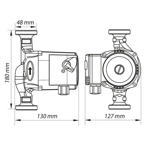 купити Насос циркуляційний відцентр. Koer KP.GRS-25 / 4-180 (KP0248) фото