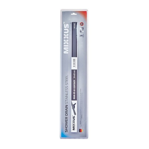купити Душовий трап з нерж. сталі SUS304 Mixxus Drain-05-60-Slim Black (30x600 мм) (Чорний) (MI6169) фото