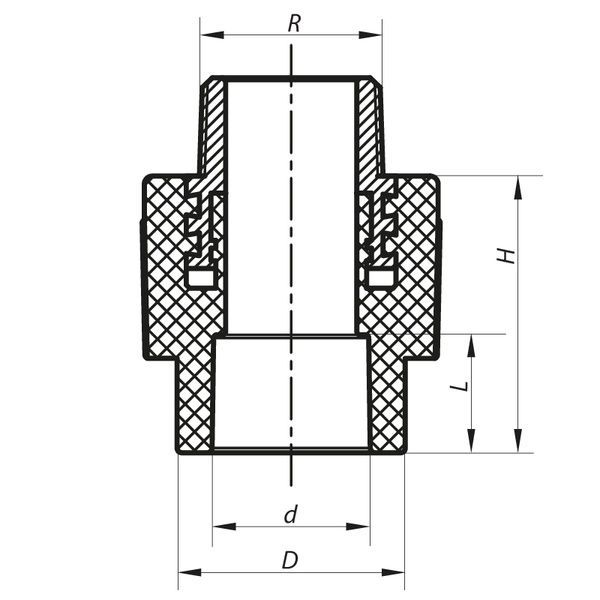 купити Муфта з'єднувальна ЗР 20x1/2M PPR Koer K0094.PRO (KP0113) фото