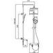 Душевая колонна со смесителем KOER KB-56029-12, 3 функции (Цвет матовое золото) (KR5503) KR5503 фото 8