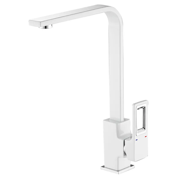 купить Змішувач для кухні MIXXUS PREMIUM DANTE 017 WHITE-CHROME (Колір білий/матовий хром) (MI6796) фото