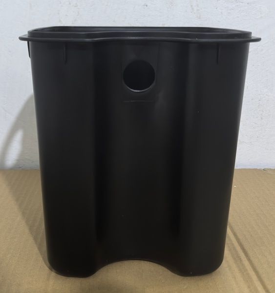 купить Відро для сміття з плавним закриттям квадратне ZERIX KUBIX-TC0106 WHITE 6 л (колір білий) (ZX6109) фото