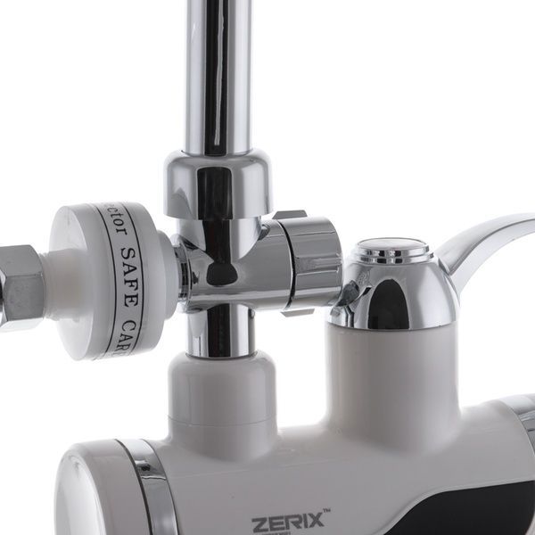 купити Проточний водонагрівач Zerix ELW08-EP (з індик. темп. І УЗО) (ZX2750) фото