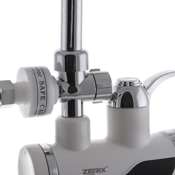 Проточный водонагреватель Zerix ELW08-EP (с индик. темп. и УЗО) (ZX2750) ZX2750 фото