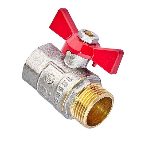 купити Кран кульовий Waterpro WP607-20FMW - 3/4" ГШМ (сталевий метелик) (WP3294) фото