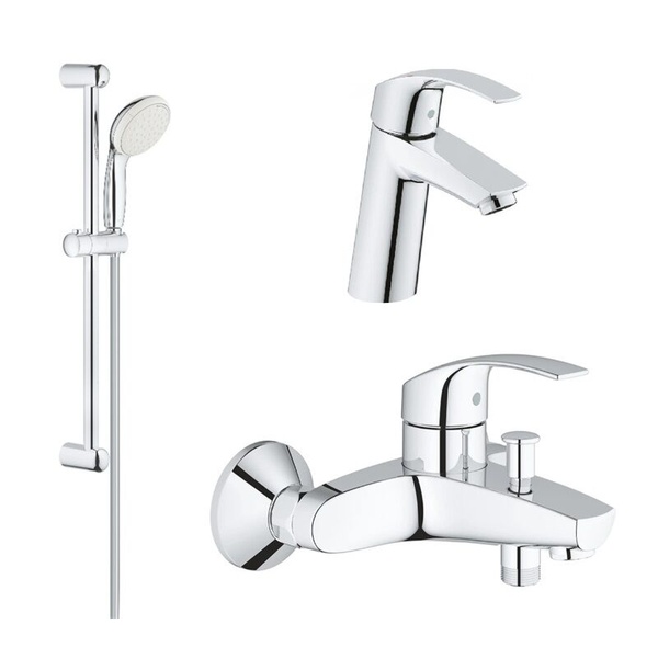 Набір зміш. для ванни 3в1 з New Tempesta 100 Grohe Eurosmart 123246MOL (123246MOL) 123246MOL фото