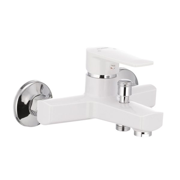 Змішувач для ванни PLAMIX Oscar-009 White (без шланга і лійки) (PM0025) PM0025 фото