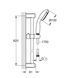 Набір зміш. для ванни 3в1 з New Tempesta 100 Grohe Eurosmart 123246MOL (123246MOL) 123246MOL фото 4