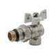 Кран кульовий з американкою Nolf classic NFC.983-06-1/2" FM ГШМ WHITE кутовий "антипротікання" (NF3162) NF3162 фото 2