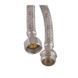 Гибкий шланг для подключения воды гайка 1/2'' - Штуцер 1/2'' (40 см) (силик. оболочка) Zerix (ZX3018) ZX3018 фото 2