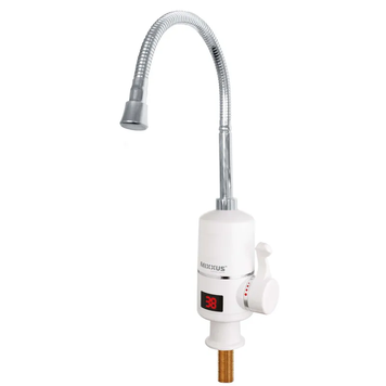 купити Водонагрівач Mixxus Electra 110-EF 3 kW проточний, з індикатором темп., рефлекторний вилив, Reset, на мийку (MI8232) фото