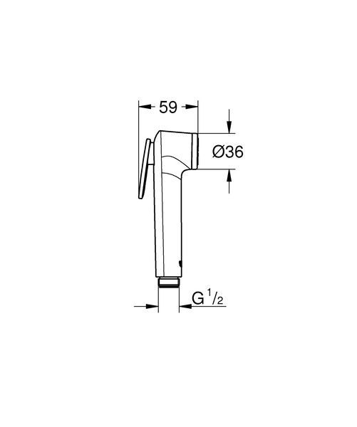 купити Лійка гігієнічного душу Grohe Tempesta-F Trigger Spray (27512001) фото
