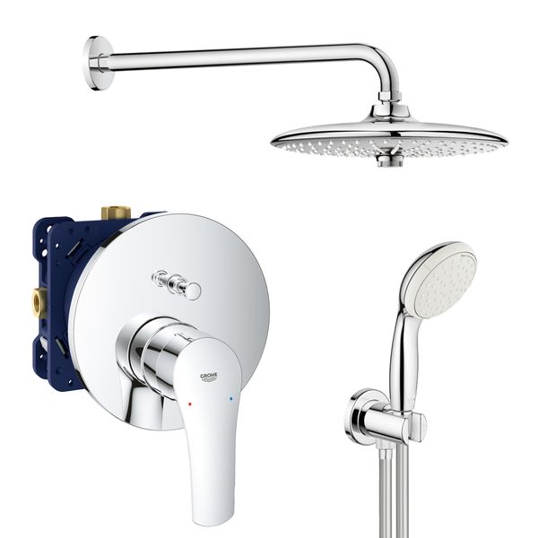 Душова система прихованого монтажу зі змішувачем Grohe Grohtherm SmartControl (UA34614SC4) UA34614SC4 фото