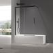 Шторки скляні на ванну розсувні KOER SR BS06-120x150-TR-07 прозоре скло EASY CLEAN 6мм графіт (KR5947) KR5947 фото 6