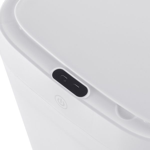 купить Відро для сміття сенсорне прямокутне MIXXUS WAVE-TC0314 WHITE 14 л (колір білий) (MI8404) фото