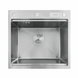 Мойка Mixxus MH5050-SK NANO-SILVER (3.0/0.8) с н.ст. со ступенькой для суш.,с подст.под ножи(нерж.)(MX1939) MX1939 фото 1